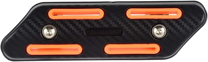 NICECNC Orange 4 Stroke Exhaust Heat Protector Shield Compatible with KTM SXF EXCF SMR 250 350 450 500 Compatible with KAWASAKI KXF 250 450 See Fitment - Image 4